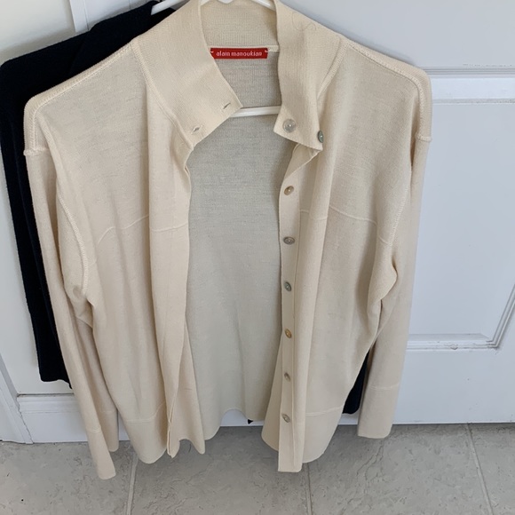 Alain Manoukian ivory cardigan - Picture 5 of 7